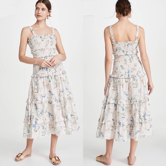 HATCH x the Thea Maternity Dress in Fuchsia Floral